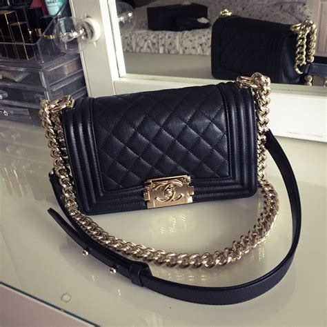 boy chanel handbag black and gold|boy chanel handbag price.